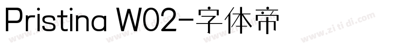 Pristina W02字体转换